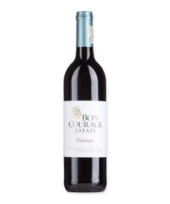 Proef eens deze Bon Courage Pinotage 2016 een droge rode wijn uit Zuid-Afrika bij Wijnhuis-Mana.nl ✓ Service ✓ Kwaliteit ✓ Snelle levering