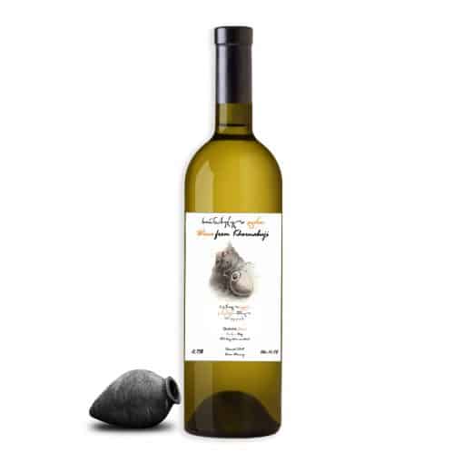 Dano's Winery Rkatsiteli Qvevri is een amberwijn uit Kakheti, gevinifieerd in qvevri van Rkatsiteli. Krachtig, kruidig en ongefilterd.