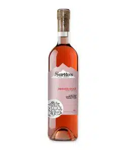 Sopho’s Winery Tavkveri Rosé is een volle rosé van 100% Tavkveri. Framboos, braam en wilde bloemen. Slechts 260 flessen geproduceerd.