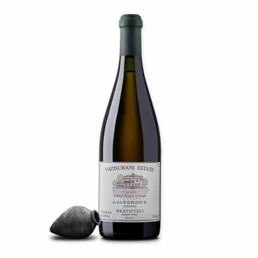Ontdek Vazisubani Estate Rkatsiteli: een karaktervolle Georgische qvevri-wijn met kruidige aroma’s, amberkleur en stevige structuur. Perfect bij gegrild vlees of kazen.