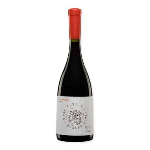 Wine People Black Muscat is een soepele rode qvevriwijn met Muscat, Tavkveri en Saperavi. Licht paars, floraal en fris. Heerlijk bij barbecue en kaas.