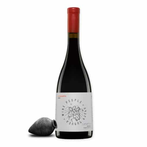 Wine People Shavkapito is een robijnrode qvevriwijn uit Kartli, gemaakt door Evgenia Grigorieva. Kruidig, aards en perfect bij lamsvlees.