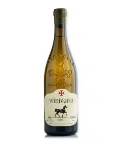 Ontdek de Winiveria Khikhvi, een elegante droge witte wijn uit Oost-Georgië met delicate aroma's van tropisch fruit. Proef het vandaag!