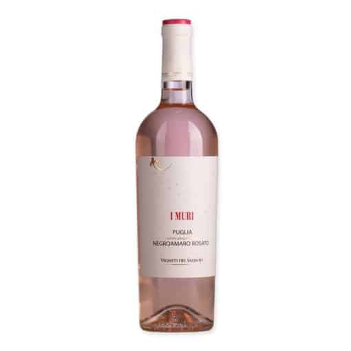 Proef eens deze I Muri Puglia Negroamaro Rosato, een droge rosé wijn uit Italië bij Wijnhuis-Mana.nl ✓ Service ✓ Kwaliteit ✓ Snelle levering