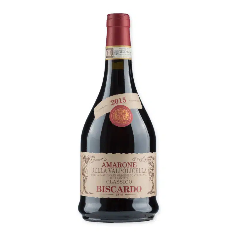 Proef eens deze Biscardo Amarone della Valpolicella , een droge rode wijn uit Italië bij Wijnhuis-Mana.nl ✓ Service ✓ Kwaliteit ✓ Snelle levering