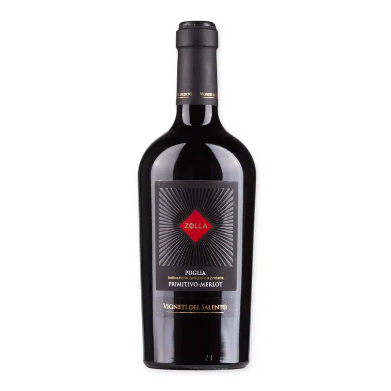 Proef eens deze Zolla Primitivo / Merlot , een droge rode wijn uit Italië bij Wijnhuis-Mana.nl ✓ Service ✓ Kwaliteit ✓ Snelle levering