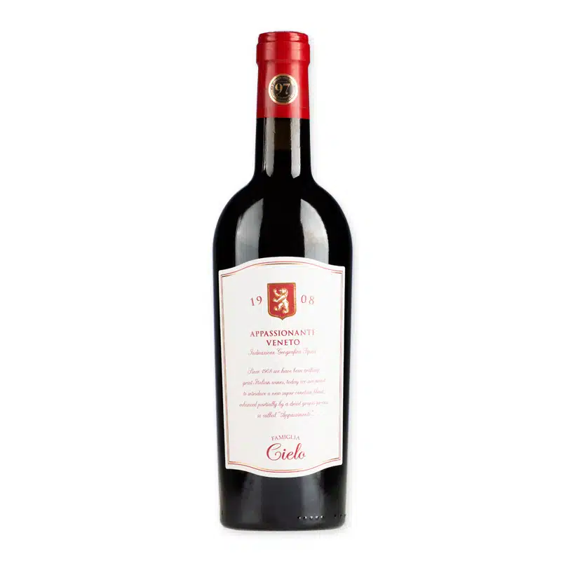 Proef eens deze Cielo Appassionante Rosso Veneto, een droge Rode wijn uit Italië bij Wijnhuis-Mana.nl ✓ Service ✓ Kwaliteit ✓ Snelle levering