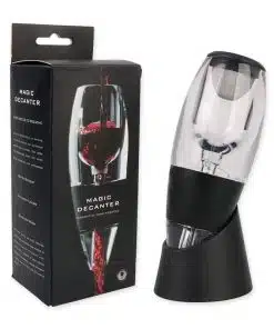 Verrijk je wijnavondjes met de Magic Decanter / Aerator. Bereik een optimale smaakbeleving en behoud de juiste temperatuur. Ideaal voor elk moment!