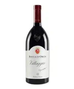 Rocca d'Orcia 'Villaggio' is een biodynamische DOC-wijn uit Toscane, Demeter-gecertificeerd. Sangiovese, kruiden en rood fruit in pure balans.