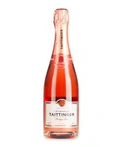Proef de verfijning en elegantie van Taittinger Prestige Rosé, een luxueuze champagne met een perfecte balans tussen frisheid en fruitigheid. Ideaal voor speciale gelegenheden! 🍾