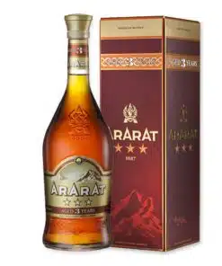 Proef eens deze Ararat 3-Year-Old Brandy, een brandy met een een zachte smaak uit Armenië bij Ghvino.nl ✓ Service ✓ Kwaliteit ✓ Snelle levering