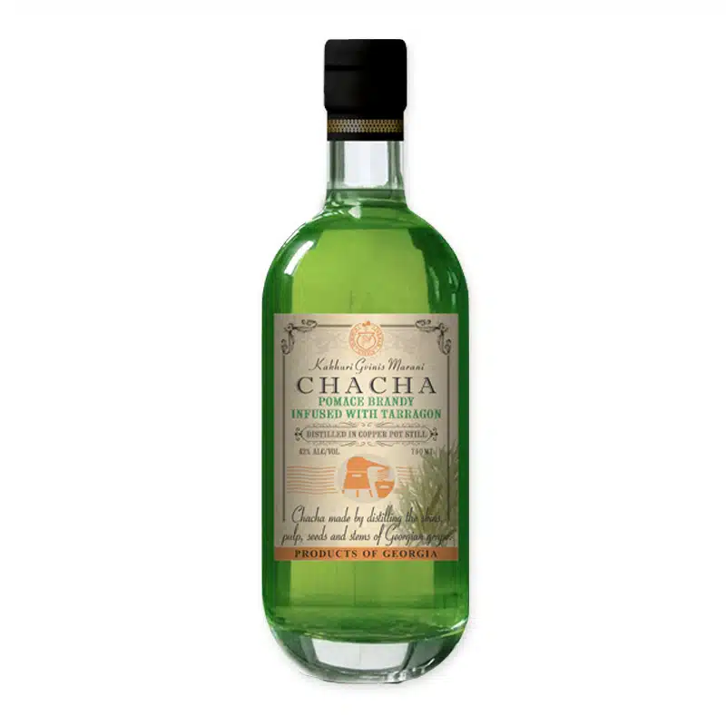 Proef eens deze Chacha Tarragon, een chacha grappa uit Georgie bij Ghvino.nl ✓ Service ✓ Kwaliteit ✓ Snelle levering