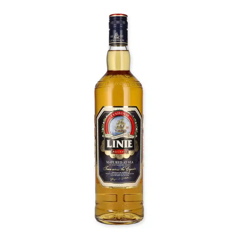Ervaar de unieke smaak van Linie Aquavit Lysholm, een Noorse aquavit die zijn onderscheidende karakter krijgt door rijping op zee. Ideaal voor liefhebbers van kruidige spirits.