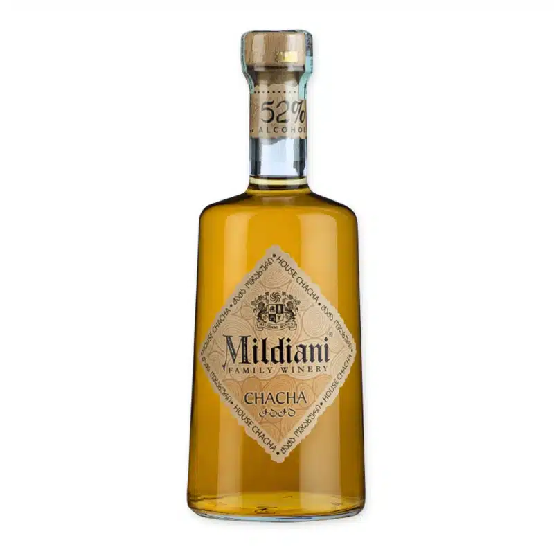 Proef eens deze Mildiani Chacha Barrel Aged, een grappa uit Georgie bij Ghvino.nl ✓ Service ✓ Kwaliteit ✓ Snelle levering