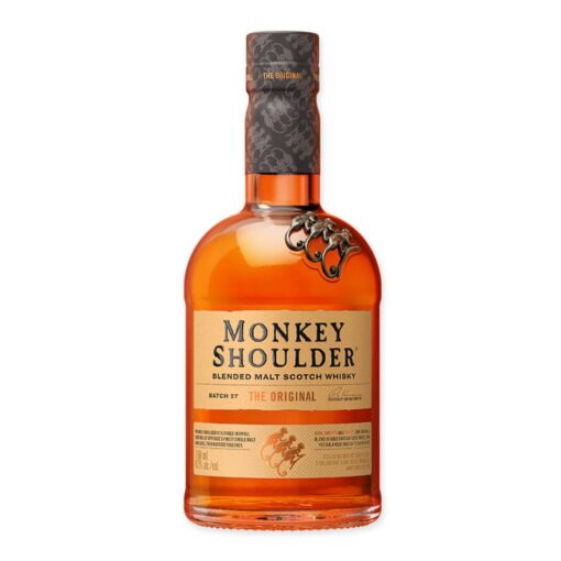 Ontdek de rijke en soepele smaak van Monkey Shoulder Blended Malt Whisky, met tonen van sinaasappel, vanillehoning en kruidig eikenhout. Bestel nu!