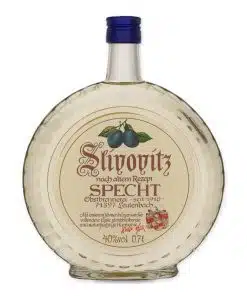 Geniet van de authentieke Specht Slivovitz, een pruimenbrandewijn met diepe wortels in de Slowaakse distillatietradities. Rijk aan smaak, ideaal als digestief of samen met desserts.