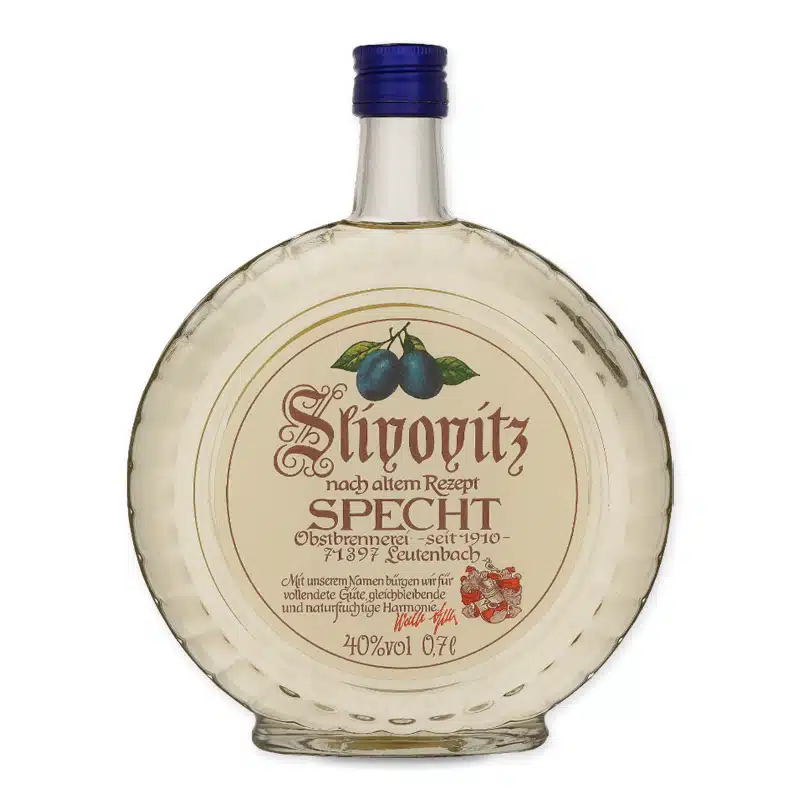 Geniet van de authentieke Specht Slivovitz, een pruimenbrandewijn met diepe wortels in de Slowaakse distillatietradities. Rijk aan smaak, ideaal als digestief of samen met desserts.