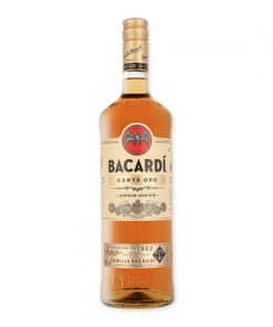 Ontdek Bacardi Carta Oro 1L, een schitterende gouden rum met subtiele smaken van vanille en specerijen, perfect voor cocktails of puur genieten.