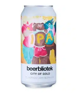 Explore the taste of Beerbliotek's City Of Gold NEIPA, featuring a perfect blend of tropical fruity flavors and a creamy, hoppy body. Ideal for any festive occasion.