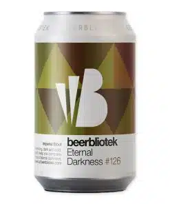 Geniet van Beerbliotek Eternal Darkness, een prijswinnend speciaalbier met tonen van chocolade, koffie en een rokerige afdronk. Perfect voor de echte bierkenner.