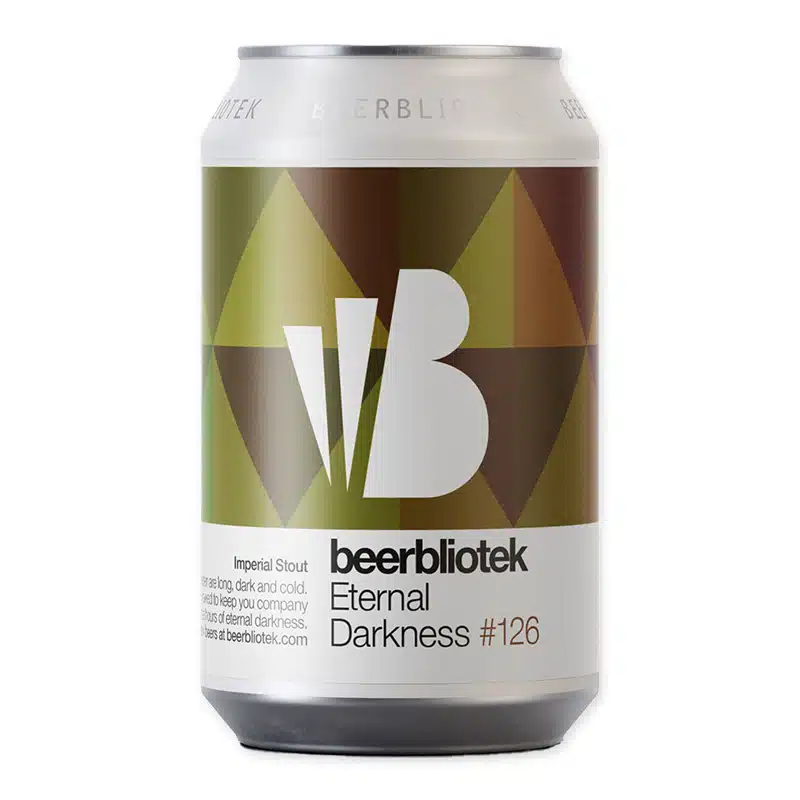 Geniet van Beerbliotek Eternal Darkness, een prijswinnend speciaalbier met tonen van chocolade, koffie en een rokerige afdronk. Perfect voor de echte bierkenner.