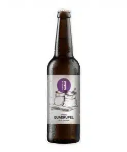 Proef de intensiteit van Berging B6 Kandij Quadrupel, een speciaalbier met rijke noten van kandij, chocolade en donker fruit. Perfect voor liefhebbers van complexe bieren.