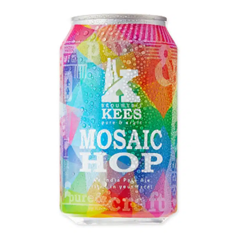 Ervaar de unieke Belgische IPA van Brouwerij Kees met Mosaic hop voor een explosie van citrus en tropisch fruit. Perfect gebalanceerd en heerlijk verfrissend.