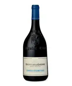 Ontdek Brunel de la Gardine Crozes-Hermitage Rouge 2022, een uitmuntende Franse rode wijn met diepe tonen van zwarte bes en eiken. Ideaal voor liefhebbers van volle, kruidige rode wijnen.