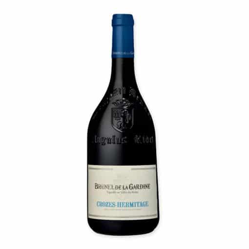 Ontdek Brunel de la Gardine Crozes-Hermitage Rouge 2022, een uitmuntende Franse rode wijn met diepe tonen van zwarte bes en eiken. Ideaal voor liefhebbers van volle, kruidige rode wijnen.