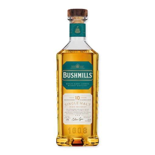 Ontdek Bushmills 10 Year Single Malt, de geprezen Ierse whiskey met een zijdezachte smaak en fruitige aroma's. Ideaal voor een exclusieve whiskey-ervaring.
