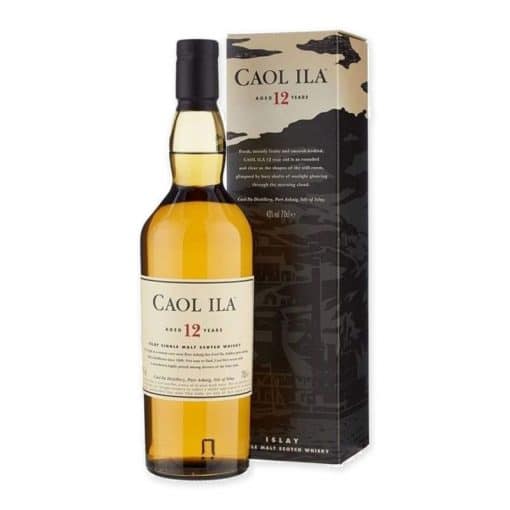 Proef de traditie van Islay met Caol Ila 12 Years Old Single Malt Scotch Whisky. Een meesterwerk van smoke en complexiteit, perfect voor elke whiskyliefhebber.