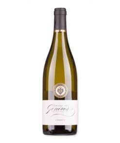 Geniet van Chablis Domaine de Geneves, een verfijnde witte wijn met elegante tinten van groene appels en een hint van citroen. Perfect voor elke gelegenheid.