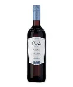 Ontdek Cielo Pinot Noir, een charmante Italiaanse rode wijn uit Veneto met nuances van rood fruit en een zachte afwerking. Perfect voor elk diner of rustige avond.