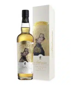 Ontdek Compass Box Hedonism, een zeldzame Schotse grain whisky die elegantie combineert met een rijk palet aan vanille, toffee en fruitige tonen.