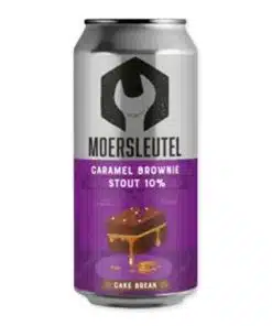 Ontdek De Moersleutel Cake Break Caramel Brownie Stout met zijn rijke smaaksensatie van chocolade en caramel. Perfect voor een luxueuze biervaring.