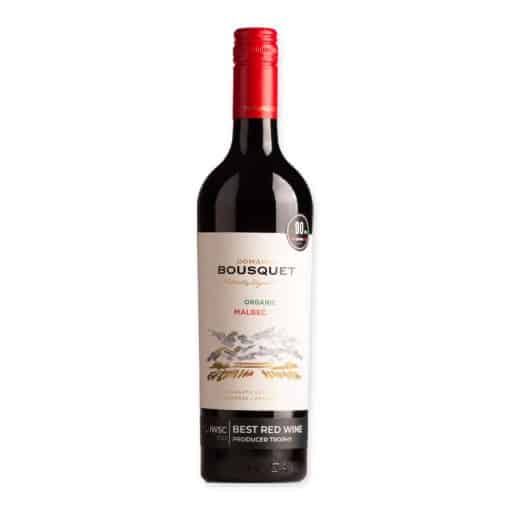 Ontdek Domaine Bousquet Malbec Bio, een biologisch geproduceerde Argentijnse Malbec die trakteert op rijke aroma's en een prachtig evenwicht. Ideaal voor elke gelegenheid.