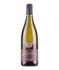 Laat je verleiden door de gouden kleur en verfijnde aroma’s van onze Château des Genèves Chablis 1e Cru 'Les Fourneaux'. Bestel nu!