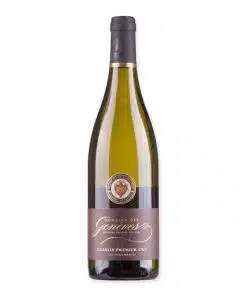 Laat je verleiden door de gouden kleur en verfijnde aroma’s van onze Château des Genèves Chablis 1e Cru 'Les Fourneaux'. Bestel nu!