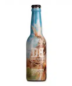 Proef de essentie van Zeeland met Dutch Bargain Imperial Zeeuws Blond, een verfrissend speciaalbier met een vleugje citrus en een florale bitterheid. Ideaal voor elke gelegenheid.
