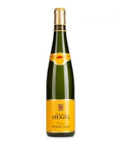 Ontdek Famille Hugel Pinot Gris Classic, een voortreffelijke Elzas wijn met rijke smaken van peren en perzik, perfect voor elke gelegenheid. Bestel nu en ervaar de rijkdom van de Elzas.