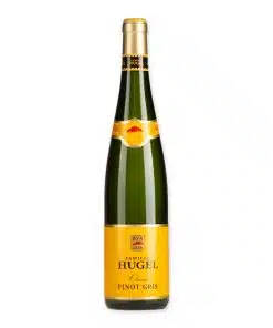 Ontdek Famille Hugel Pinot Gris Classic, een voortreffelijke Elzas wijn met rijke smaken van peren en perzik, perfect voor elke gelegenheid. Bestel nu en ervaar de rijkdom van de Elzas.