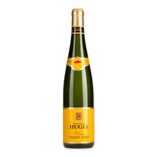 Ontdek Famille Hugel Pinot Gris Classic, een voortreffelijke Elzas wijn met rijke smaken van peren en perzik, perfect voor elke gelegenheid. Bestel nu en ervaar de rijkdom van de Elzas.