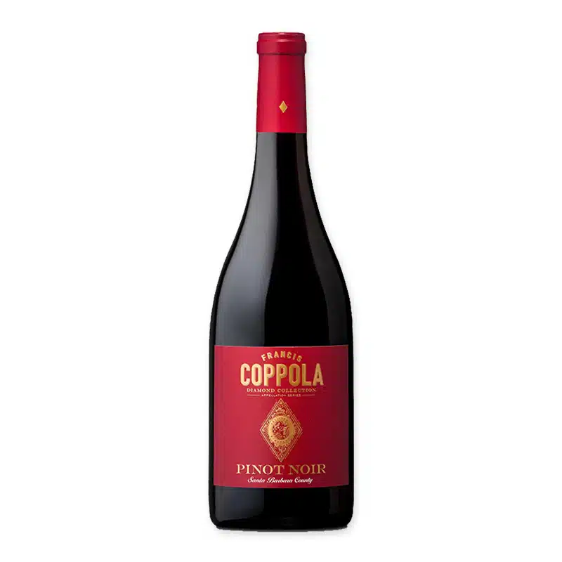 Ontdek de Francis Ford Coppola Diamond Collection Pinot Noir, een elegante wijn met aroma's van kersen en frambozen. Perfect voor fijnproevers.