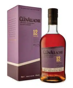 Ontdek Glenallachie 12 Years Old, een prachtige Scotch uit Speyside met een complexe smaak van fruit, kruiden en een rokerige afdronk. Perfect voor fijnproevers van traditionele Schotse whisky.