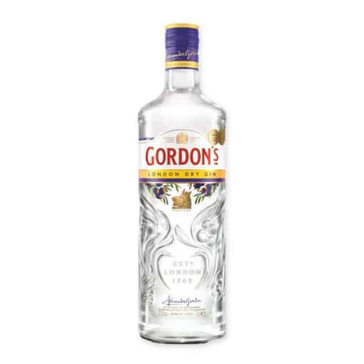 Ontdek Gordon's London Dry Gin, de perfecte keuze voor liefhebbers van klassieke cocktails met zijn frisse jeneverbessen en elegante afdronk.