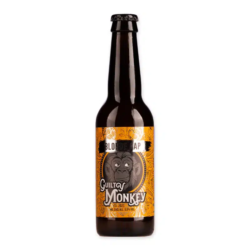 Proef de verleidelijke smaken van Guilty Monkey Blonde Aap, een Nederlands blond bier dat bekend staat om zijn frisse en harmonieuze smaakprofiel. Ontdek meer!
