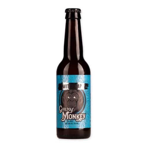 Ontdek Guilty Monkey Witte Aap, een heerlijk fris speciaalbier met tonen van citrus en een verkwikkende bitterheid. Ideaal voor elke gelegenheid!