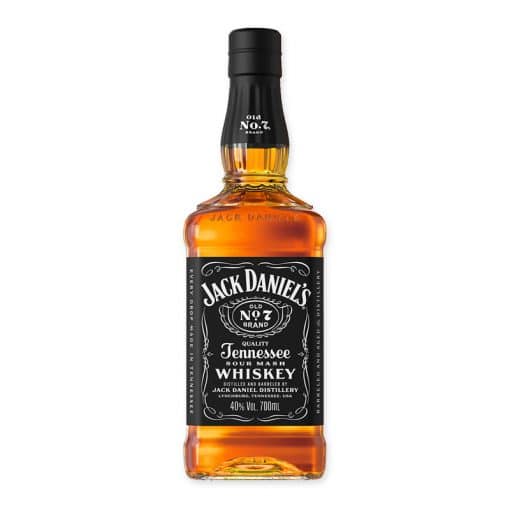 Ontdek Jack Daniel's 1L, een premium Amerikaanse whiskey beroemd om zijn zachte smaak met hints van vanille en karamel. Perfect voor cocktails!