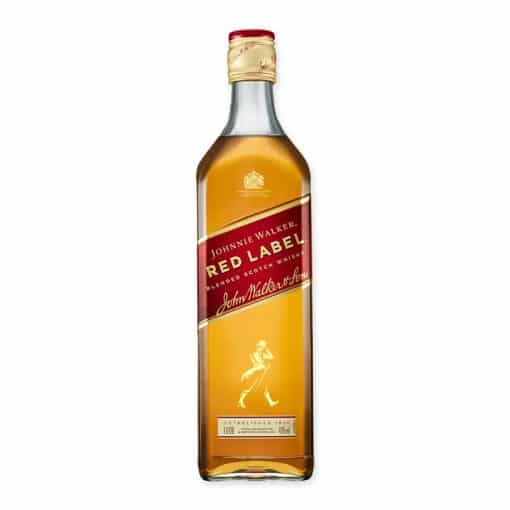 Proef de rijkdom van Johnnie Walker Red Label, een Schotse whisky met een diep kruidig smaakprofiel en een rokerige afdronk. Ideaal voor diverse cocktails.