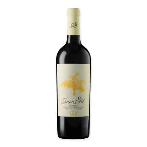 Geniet van de Juan Gil Monastrell Yellow Label Bio, een volle Spaanse rode wijn met smaken van rijpe kersen en zwarte bessen. Perfect voor elke gelegenheid.